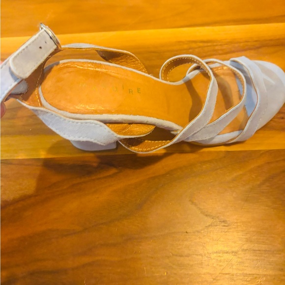 Maguire Light Blue Suede Block Heel Sandals – Made in Italy – Size 37 - Picture 10 of 13